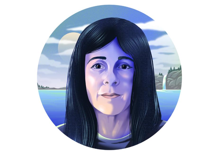 Illustrated portrait of Carleigh Baker for Hazlitt